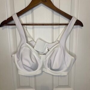 Syrokan Womens High Impact Sports Bra 38B NWOT White Underwire Free